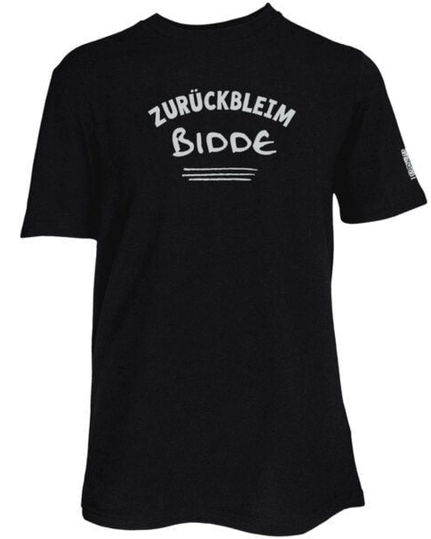 Spirit of Hamburg Biobaumwoll T-Shirt mit Spruch „ZURÜCKBLEIM BIDDE“ – Ansicht 2
