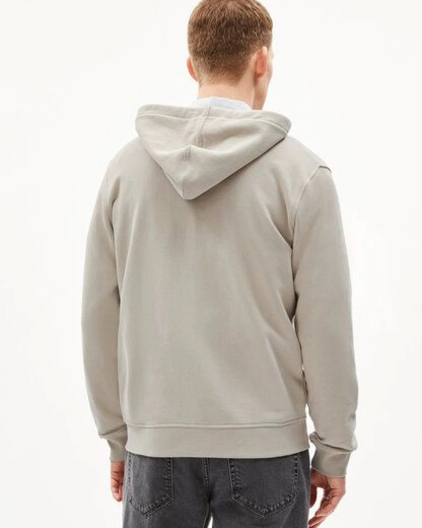 ARMEDANGELS SAROMIAAN COMFORT Herren Sweatjacke aus Bio-Baumwoll Mix – Ansicht 2