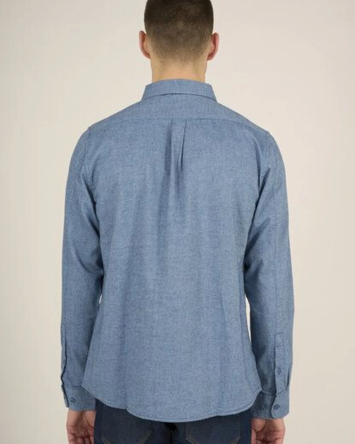 KnowledgeCotton Apparel Flanellhemd- Elder Regular Fit - aus Biobaumwolle – Ansicht 4