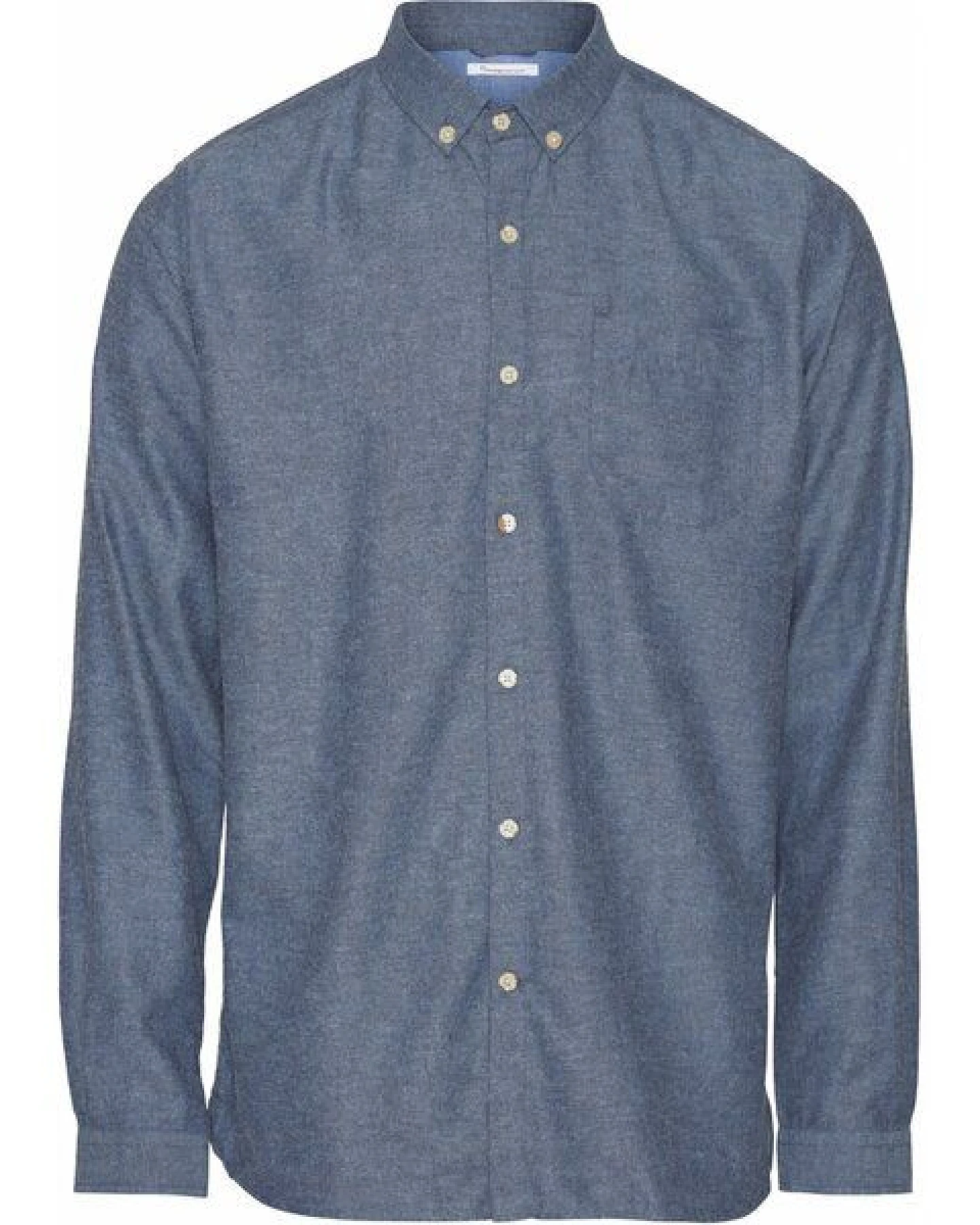 KnowledgeCotton Apparel Flanellhemd- Elder Regular Fit - aus Biobaumwolle – Ansicht 2