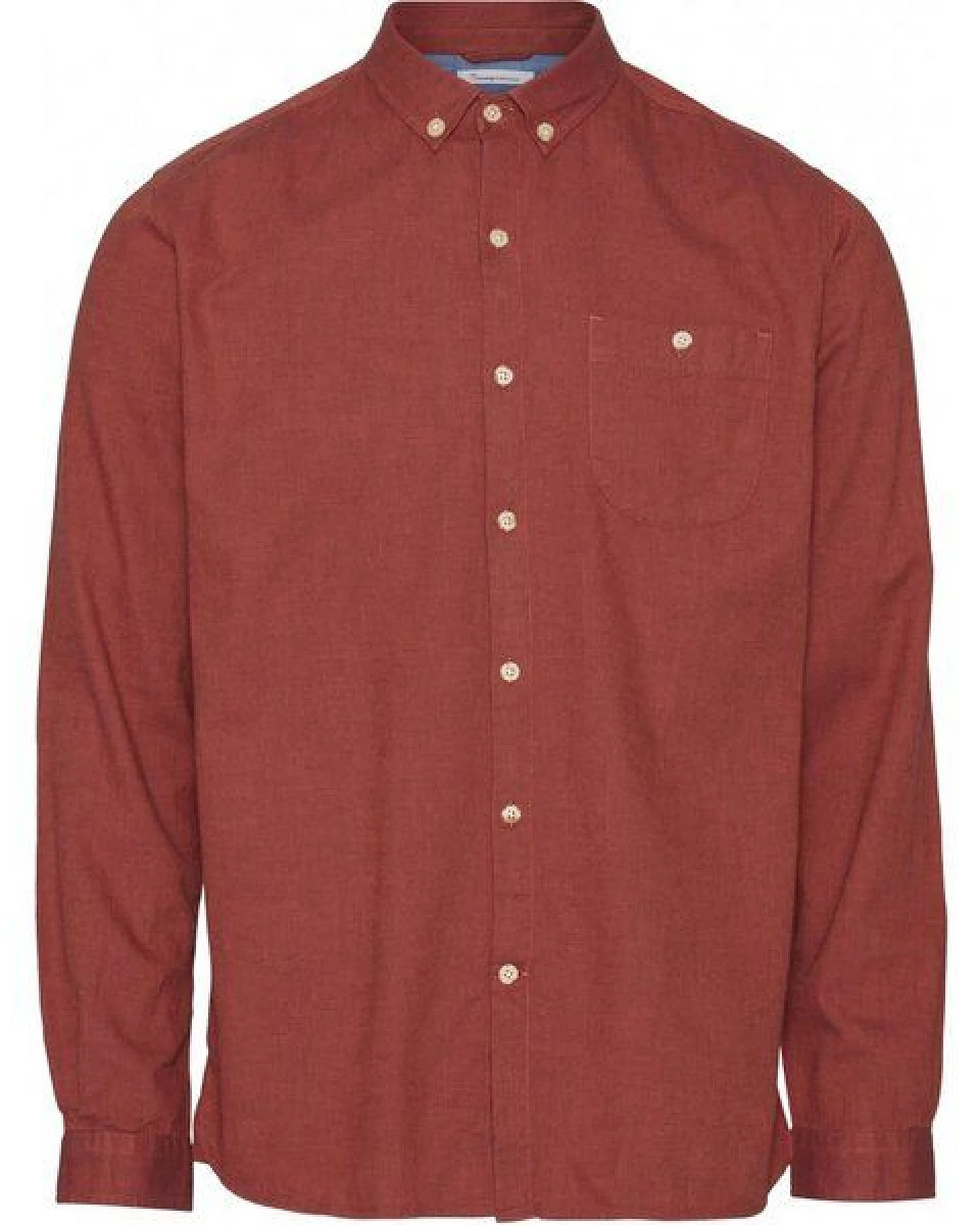 KnowledgeCotton Apparel Flanellhemd- Elder Regular Fit - aus Biobaumwolle – Ansicht 2