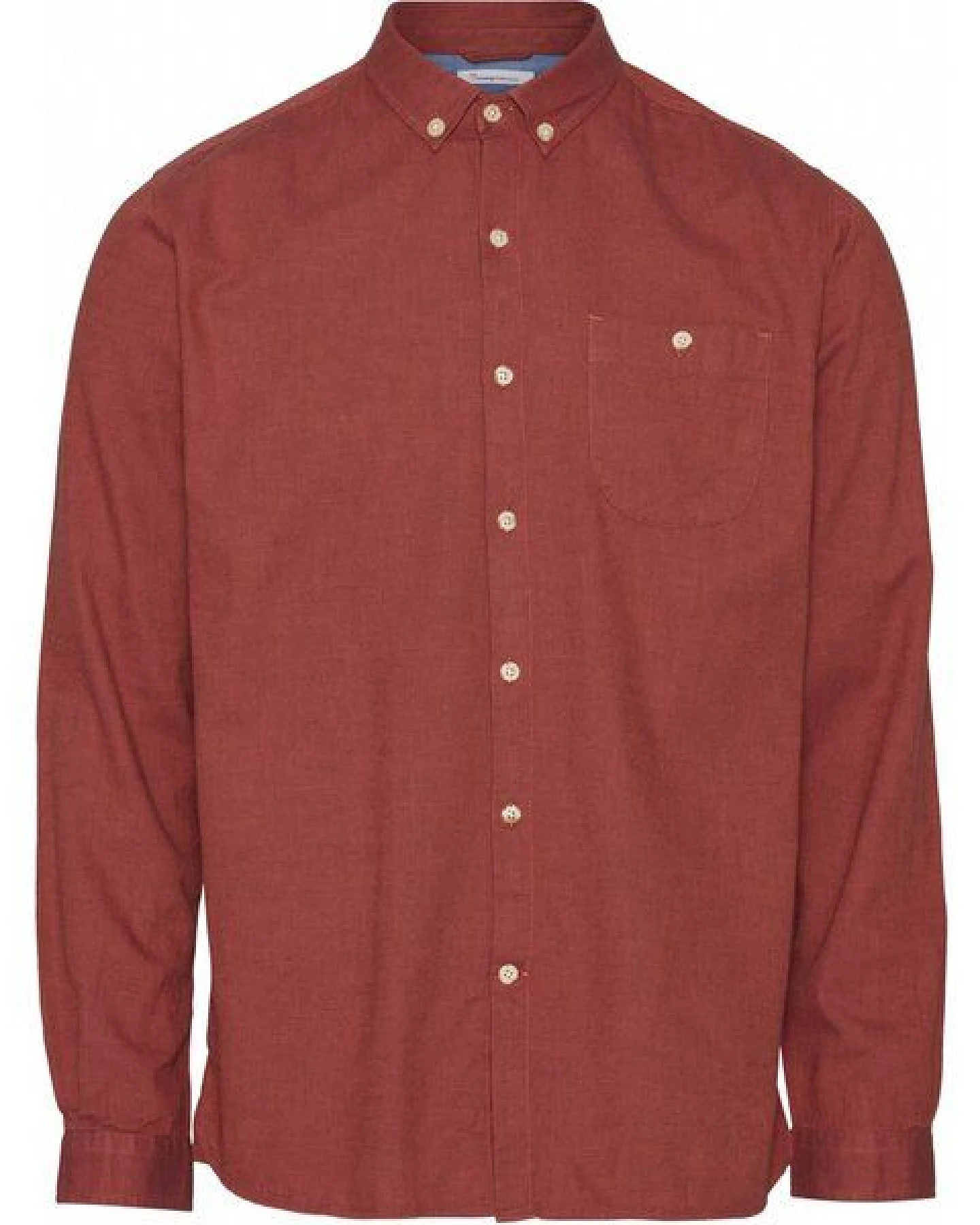 KnowledgeCotton Apparel Flanellhemd- Elder Regular Fit - aus Biobaumwolle – Ansicht 3