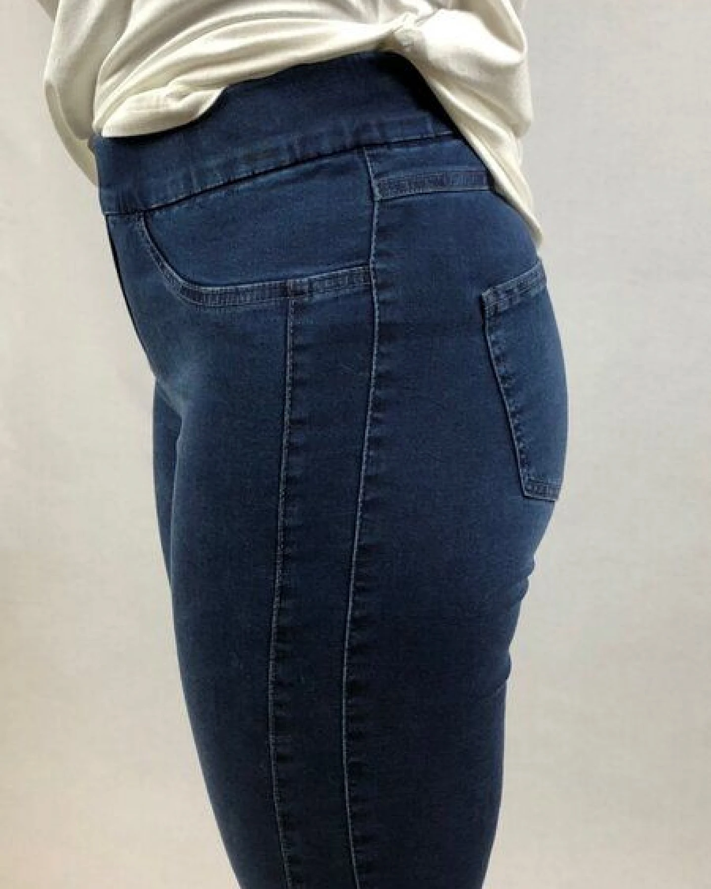 bloomers Dunkelblaue weiche Jeans – Ansicht 3