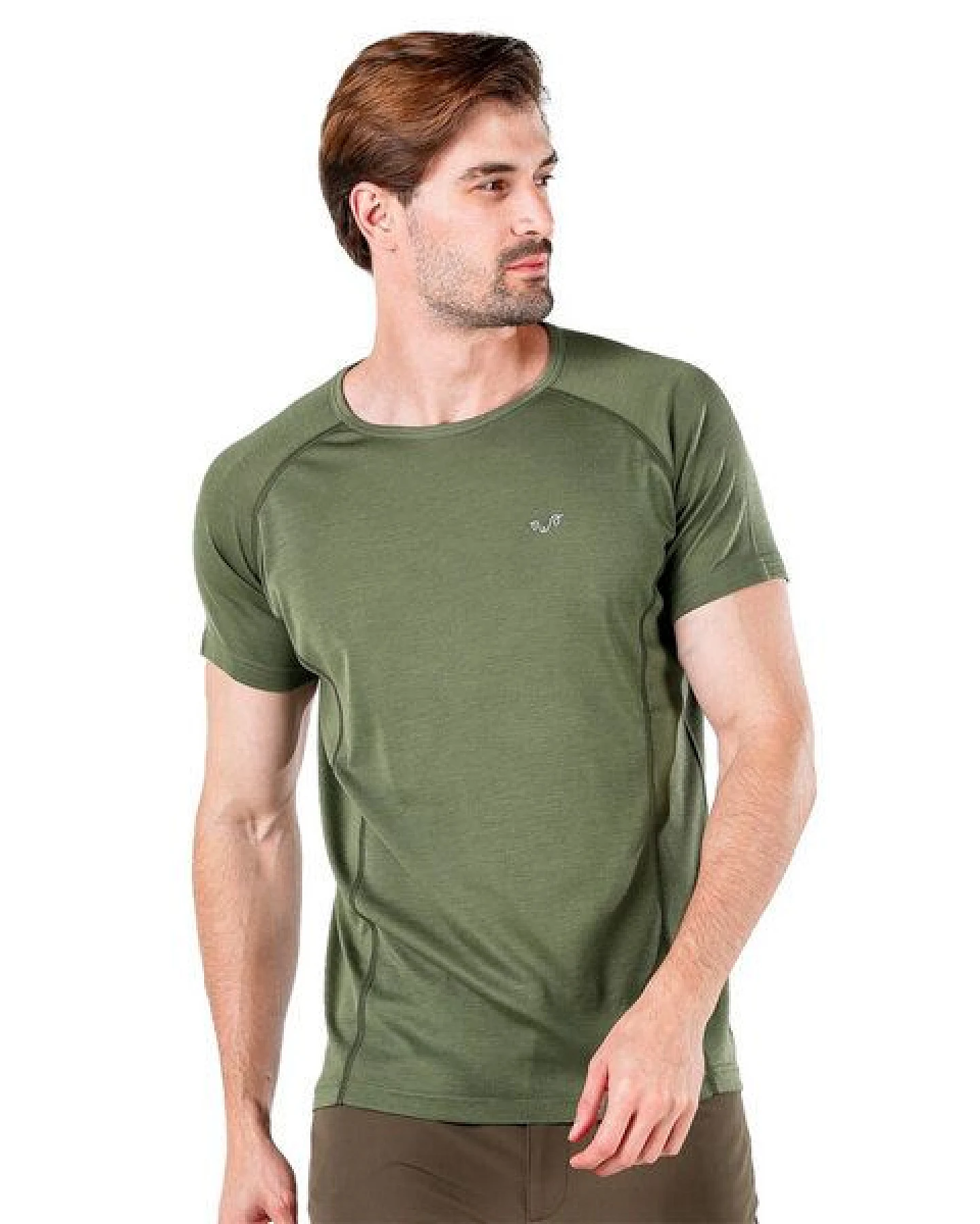 Woolona Kurzarmshirt - BERG- 100% Merinowolle – Ansicht 2
