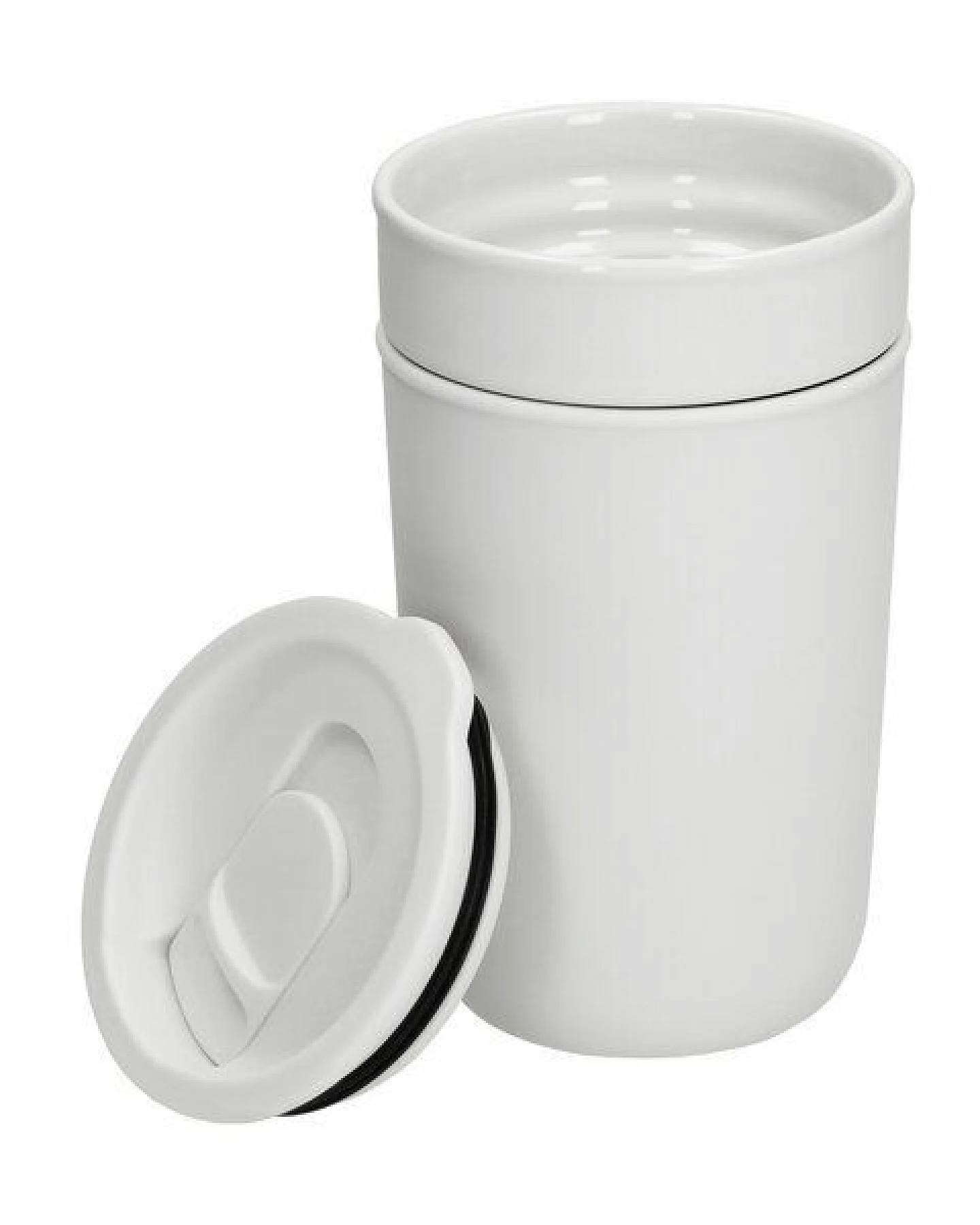 elasto Kaffeebecher "Palermo" 360ml - Thermobecher mit Keramik-Innenbecher – Ansicht 3