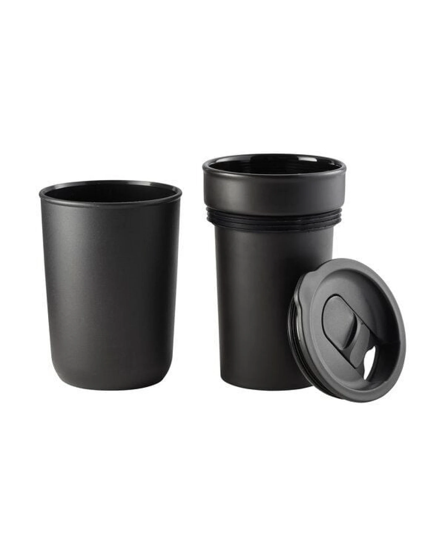 elasto Kaffeebecher "Palermo" 360ml - Thermobecher mit Keramik-Innenbecher – Ansicht 4
