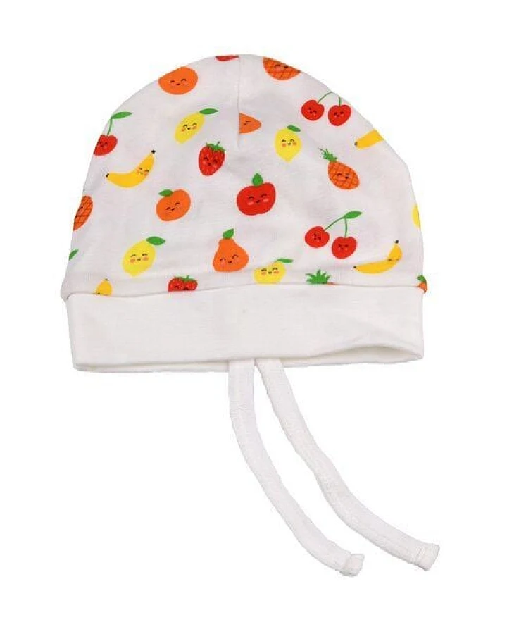 El Puente Babymütze "Funny Fruits", Größe 3-6 Monate