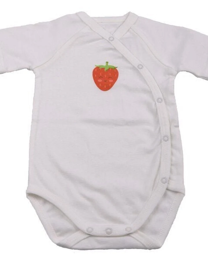 El Puente Babybody "Funny Strawberry", Größe 50/56