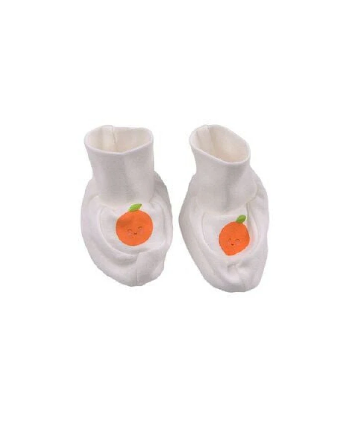 El Puente Babysocken "Funny Orange", Größe 0-2 Monate
