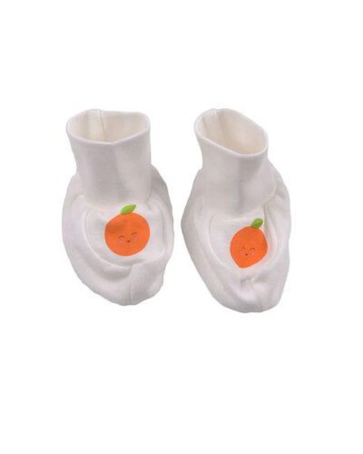 El Puente Babysocken "Funny Orange", Größe 0-2 Monate