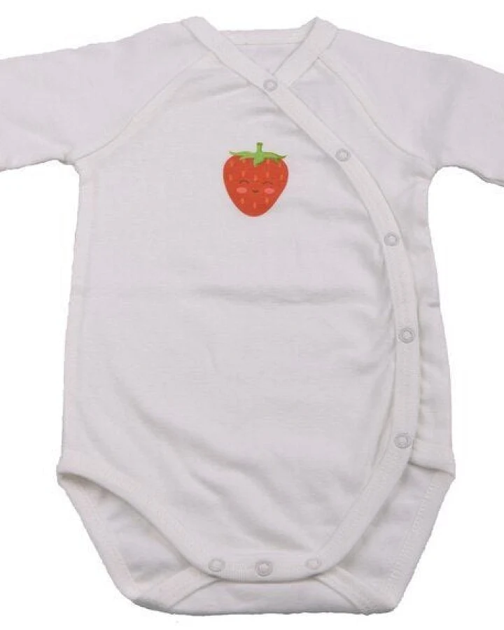 El Puente Babybody "Funny Strawberry", Größe 74/80