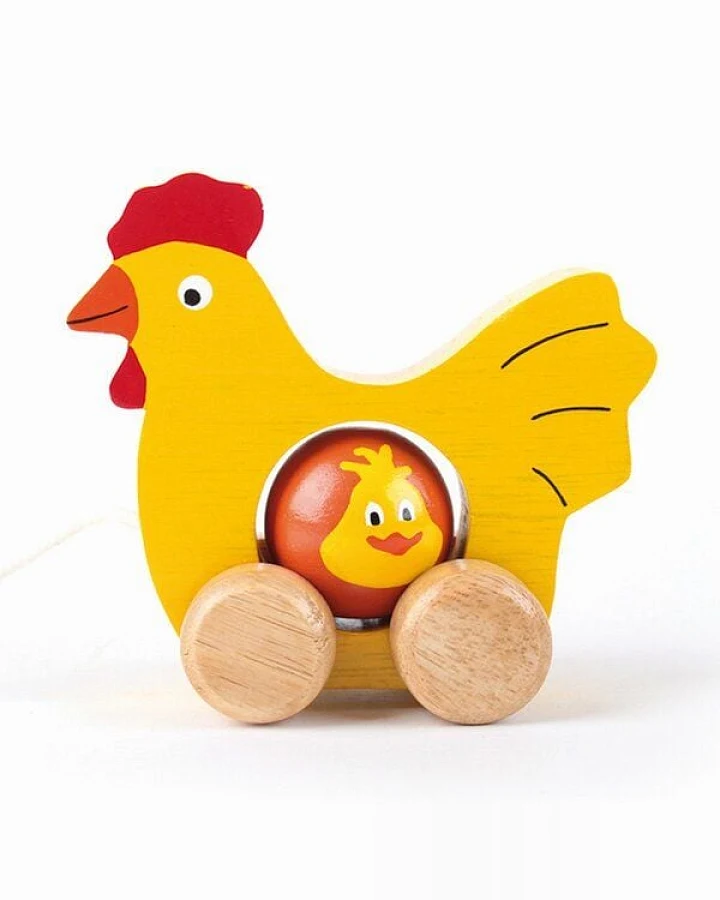 El Puente Ziehtier "Huhn mit Küken"