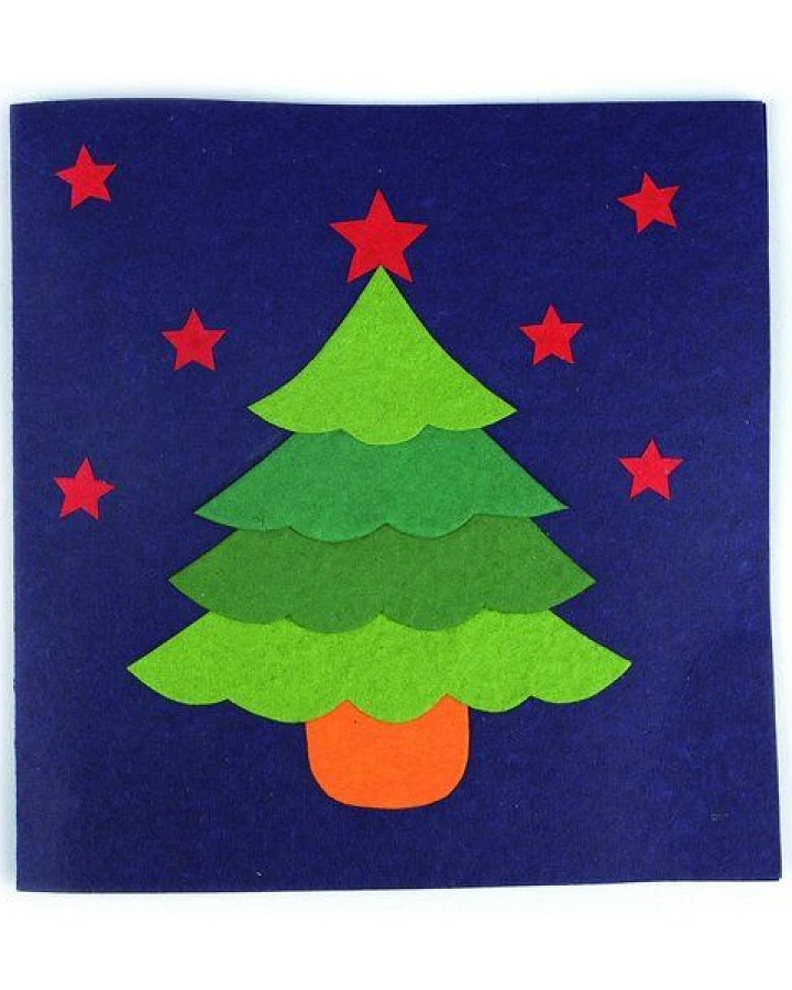 El Puente Pop-Up- Grußkarte "Weihnachtsbaum"