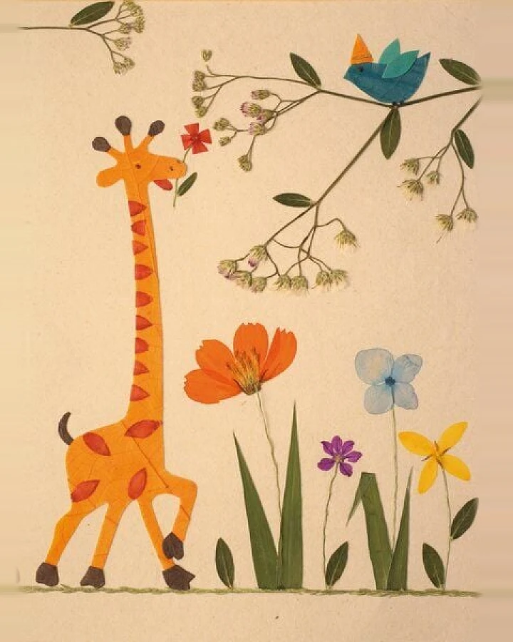 El Puente Grußkarte "Happy Giraffe"