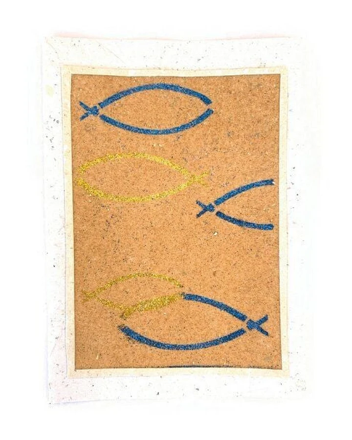El Puente Grußkarte "Fisch"