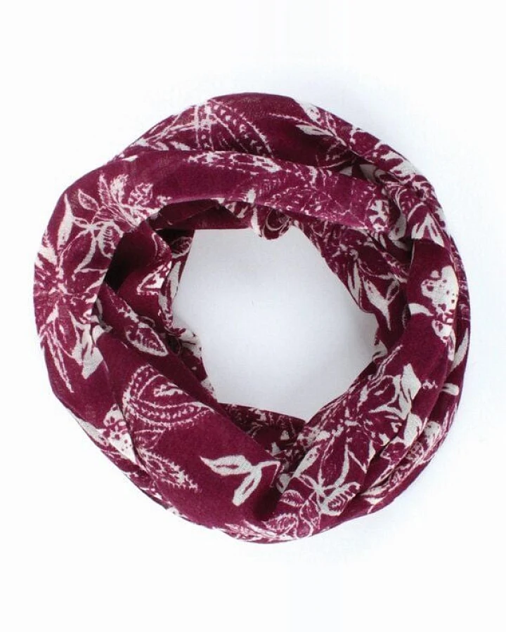 El Puente Loop-Schal "Lilien"