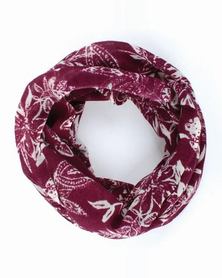 El Puente Loop-Schal "Lilien"