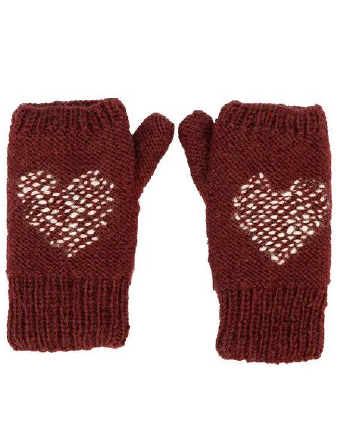 El Puente Kinder-Handschuhe "Herz", Größe S