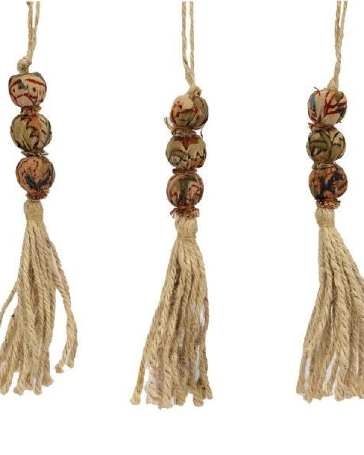 El Puente Deko-Anhänger "Kalamkari", 3er Set