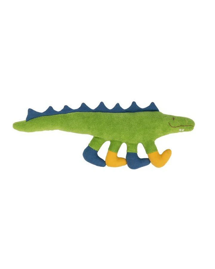 El Puente Stoffpuppe "Kroko" aus Bio-Baumwolle