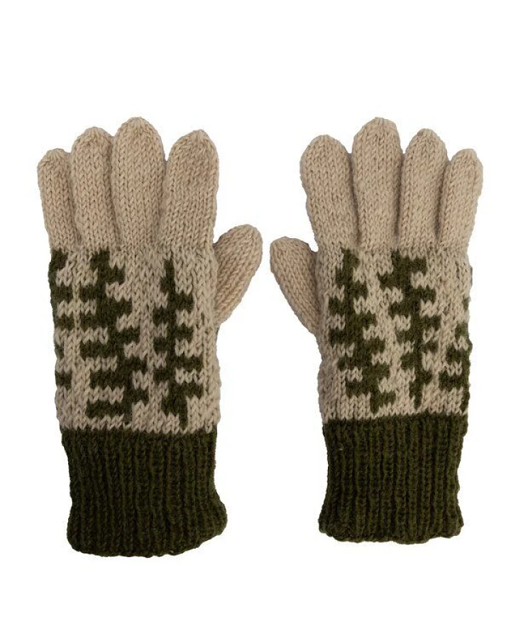 El Puente Fingerhandschuhe "Leaves", Größe M