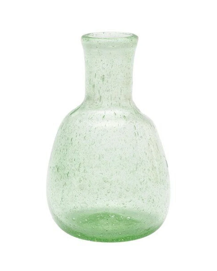 El Puente Vase aus recyceltem Glas in Hellgrün