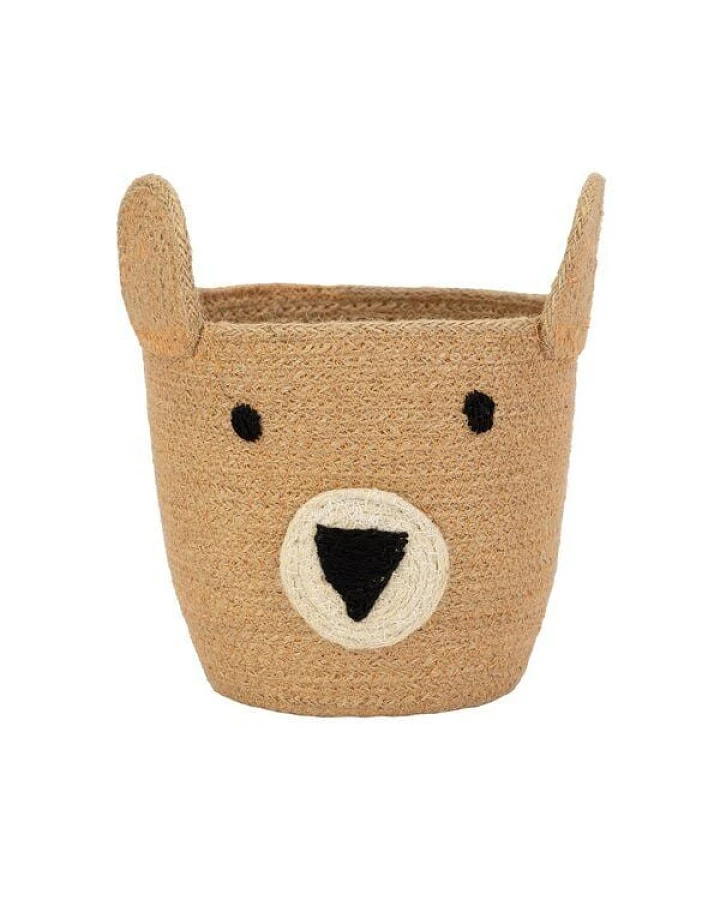 El Puente "Bär" Korb aus Jute