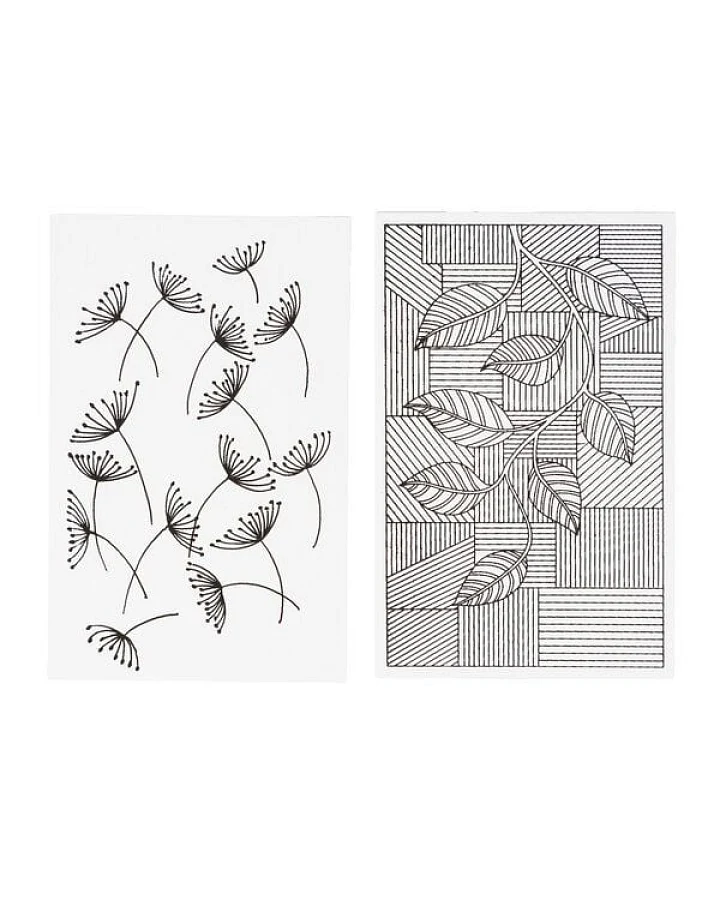 El Puente Postkarten aus Papier mit Pusteblumen (2er-Set)