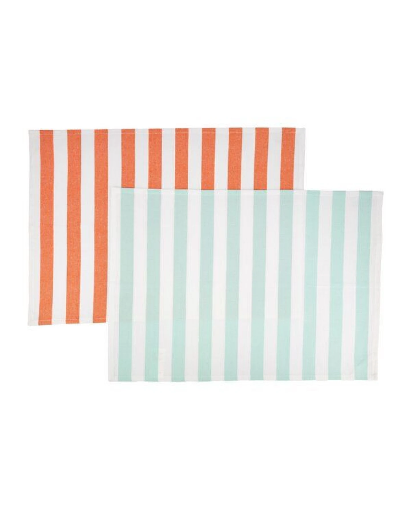 El Puente Geschirrtücher in Mint und Orange (2er-Set) – Ansicht 4