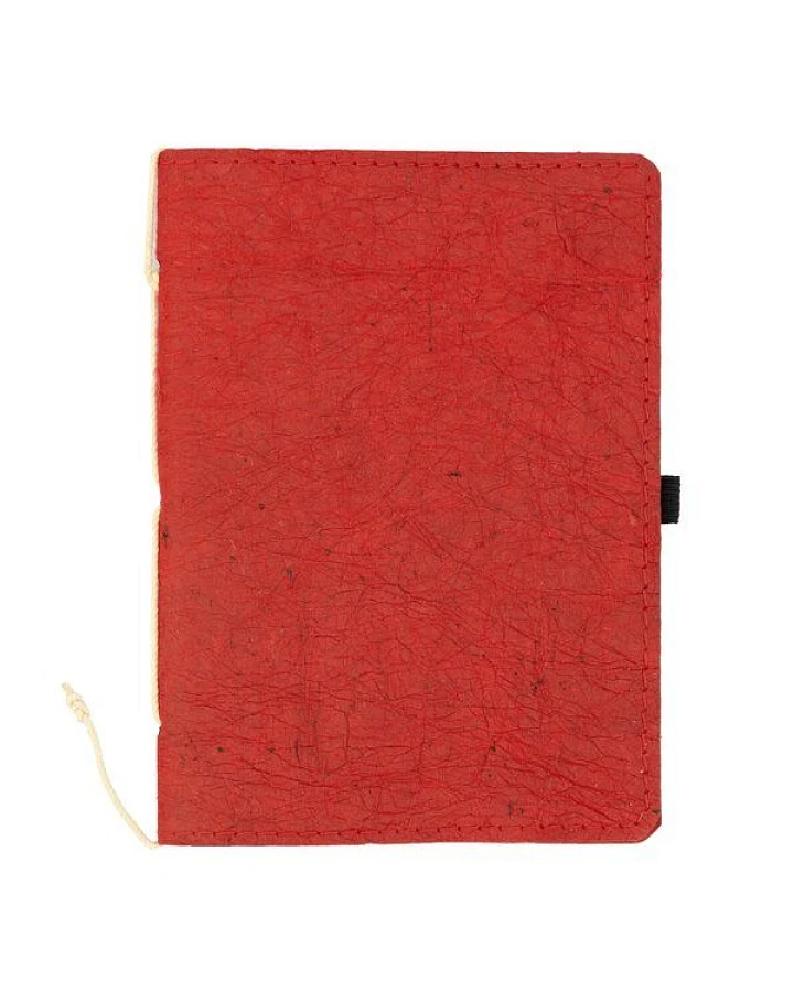 El Puente Notizbuch mit handgeschöpftem Papier in Rot