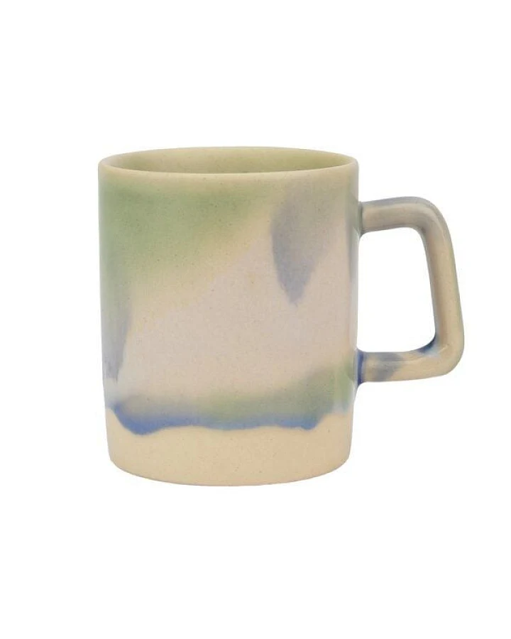 El Puente "Meeresrauschen" Tasse aus Keramik in Grün-Blau