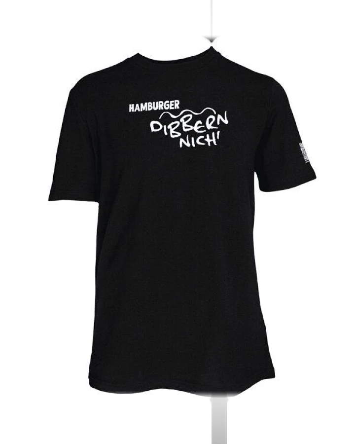 Spirit of Hamburg Biobaumwoll T-Shirt mit Spruch „Hamburger dibbern nich‘“