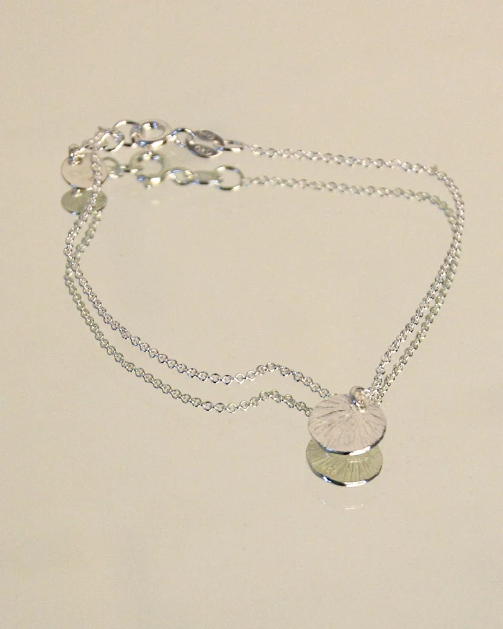 Armband Small Shell Silber