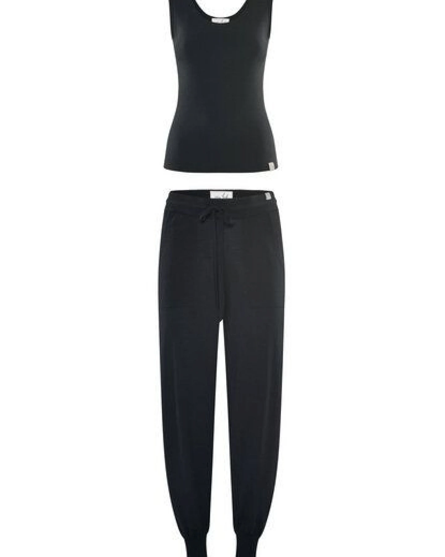 YOU LOOK PERFECT Merino Loungewear Set "Stricktop Blossom & Jogging-Strickhose Bella" – Ansicht 2