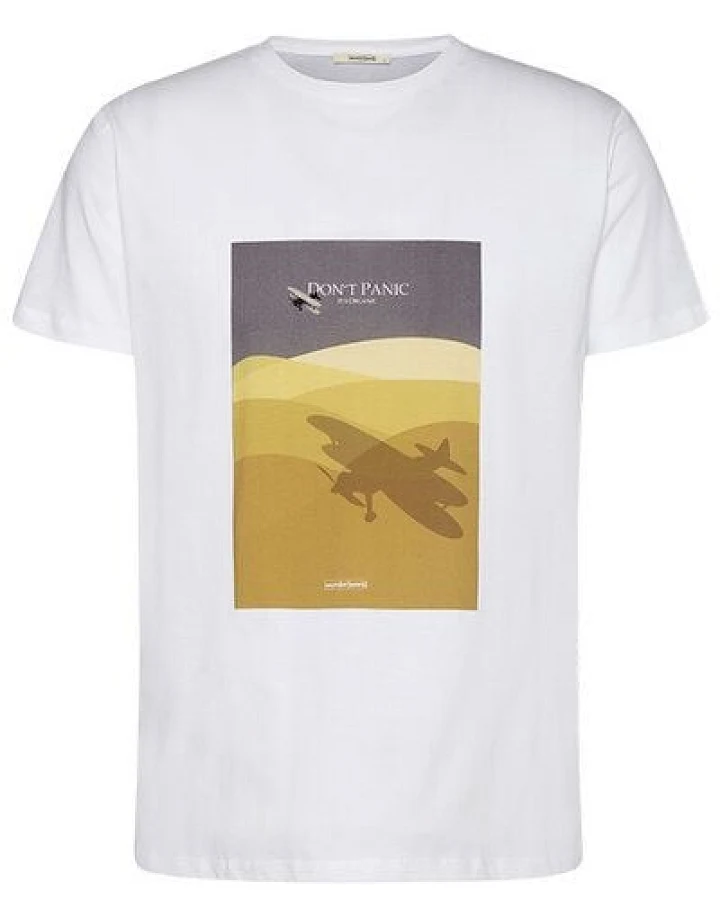 Wunderwerk Herren Tee aus Bio-Baumwolle "Tee don't panic patient male"