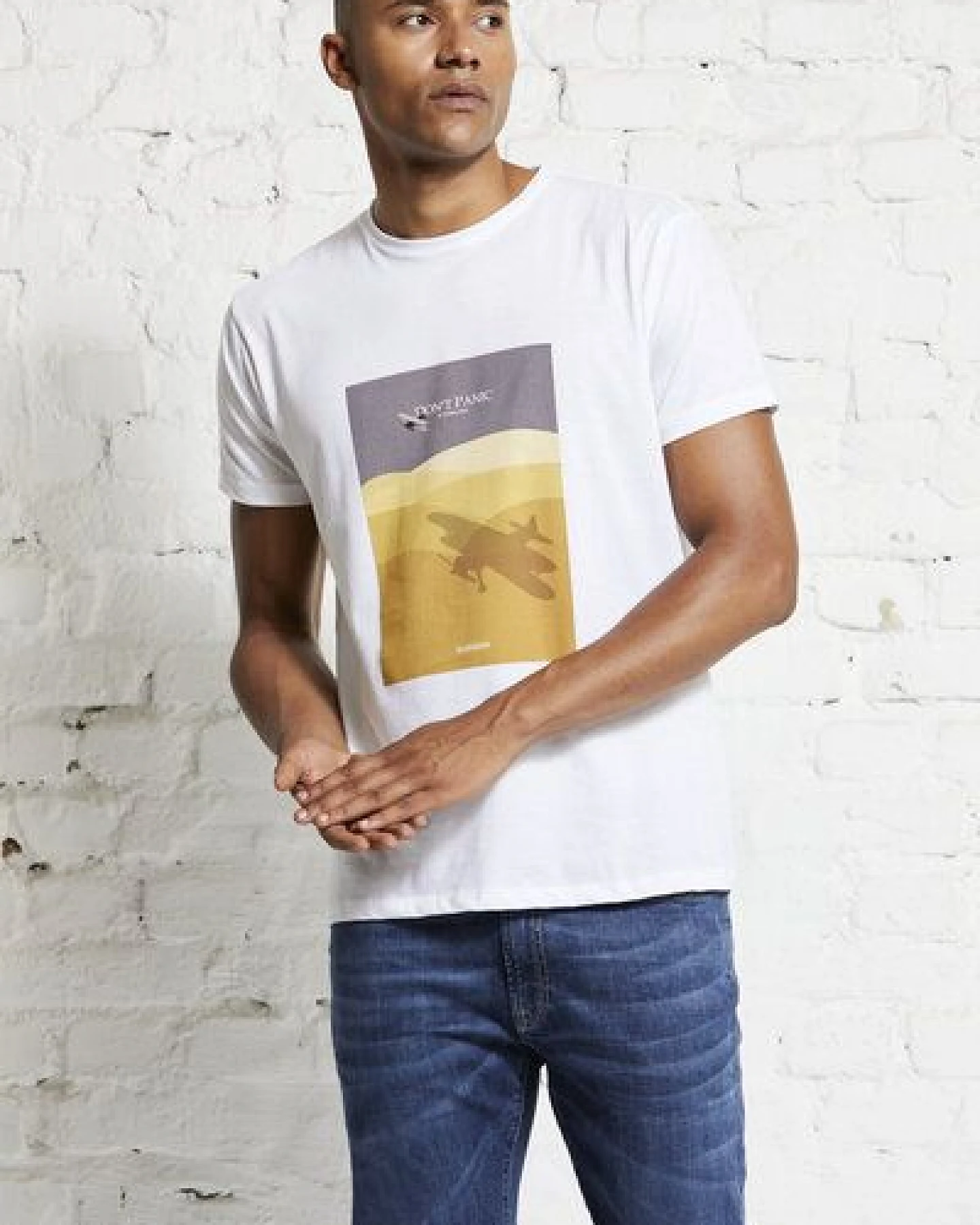 Wunderwerk Herren Tee aus Bio-Baumwolle "Tee don't panic patient male" – Ansicht 2
