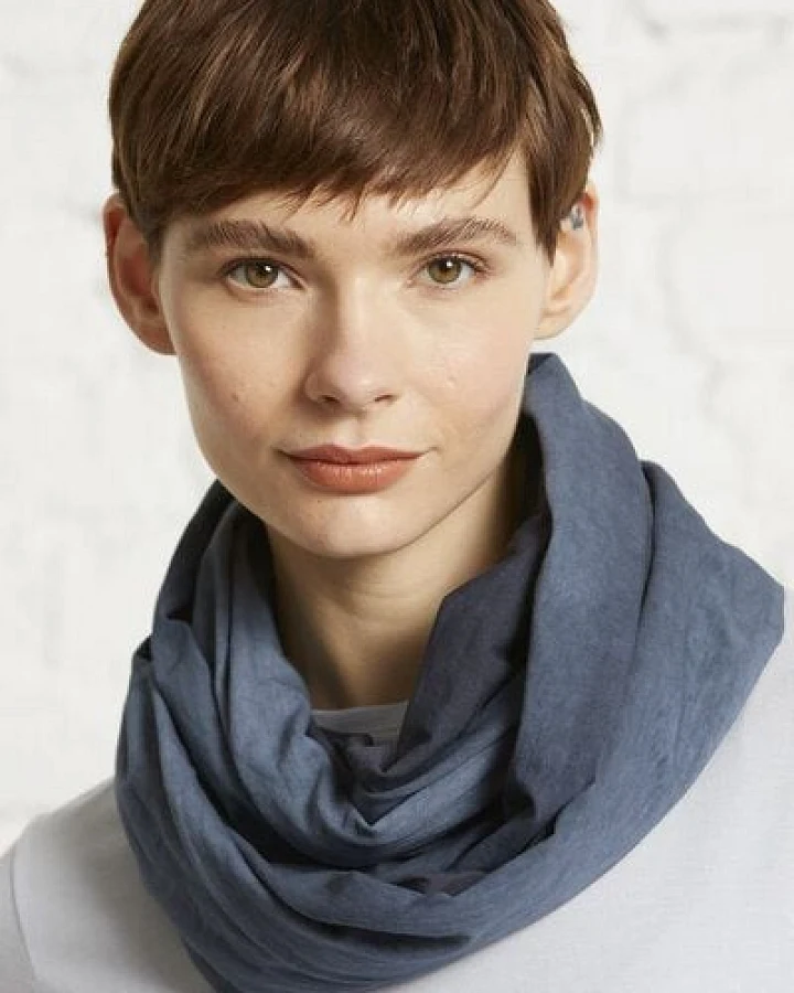 Wunderwerk Schal aus Bio-Baumwolle "Loop scarf mal tinto"