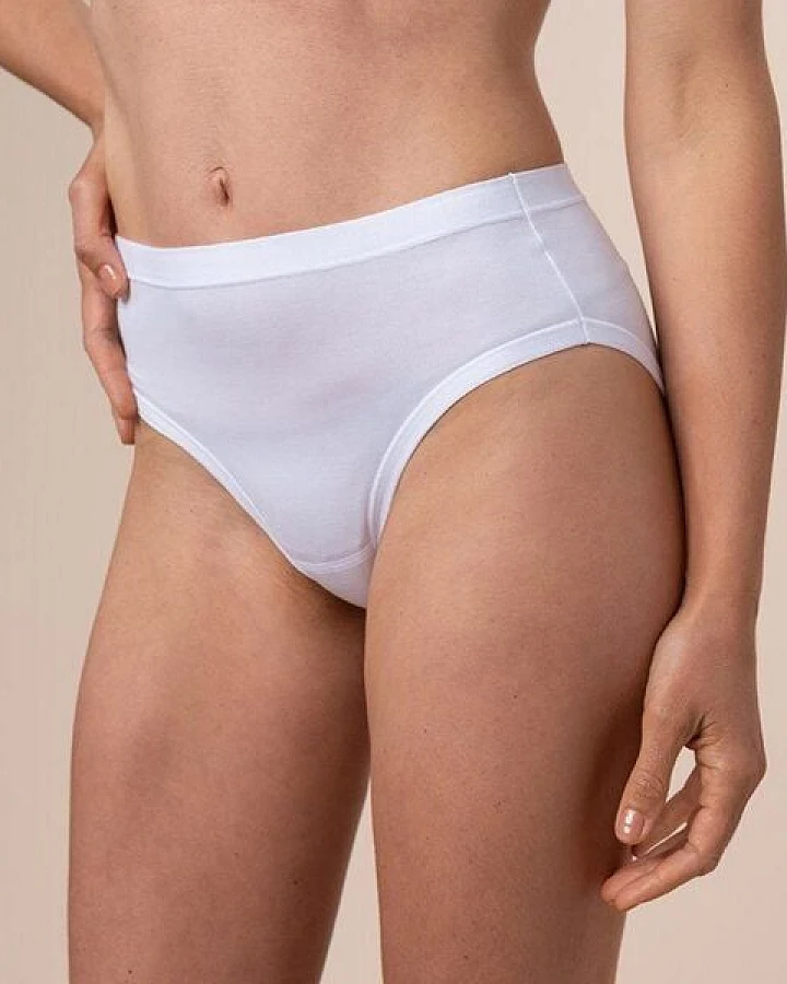 CASAGiN Dreierset: Midislips aus natürlichem Stoff, fair produziert in Italien