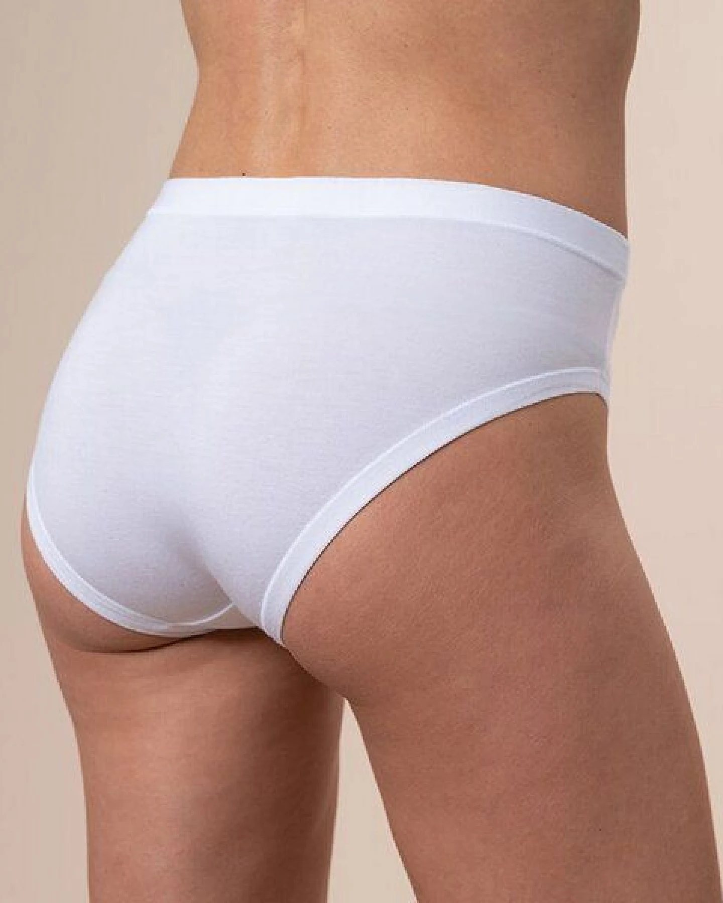 CASAGiN Dreierset: Midislips aus natürlichem Stoff, fair produziert in Italien – Ansicht 2