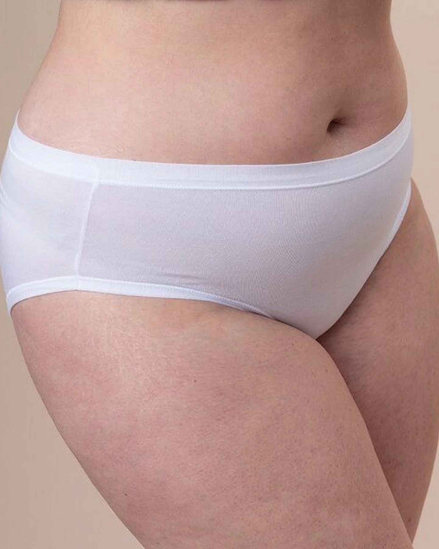 CASAGiN Dreierset: Midislips aus natürlichem Stoff, fair produziert in Italien – Ansicht 3