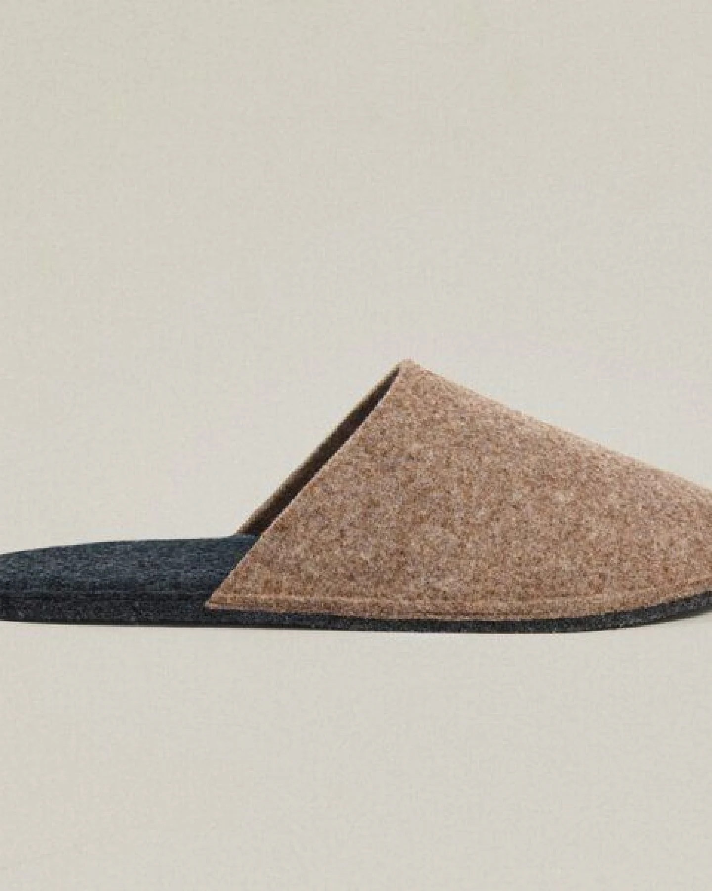 easy and green Gästehausschuhe Filz mit Anti-Rutsch Sohle Hausschuhe für Gäste aus weichem Wollfilz - Gästepantoffeln Guest slippers (EU 38-44) – Ansicht 2
