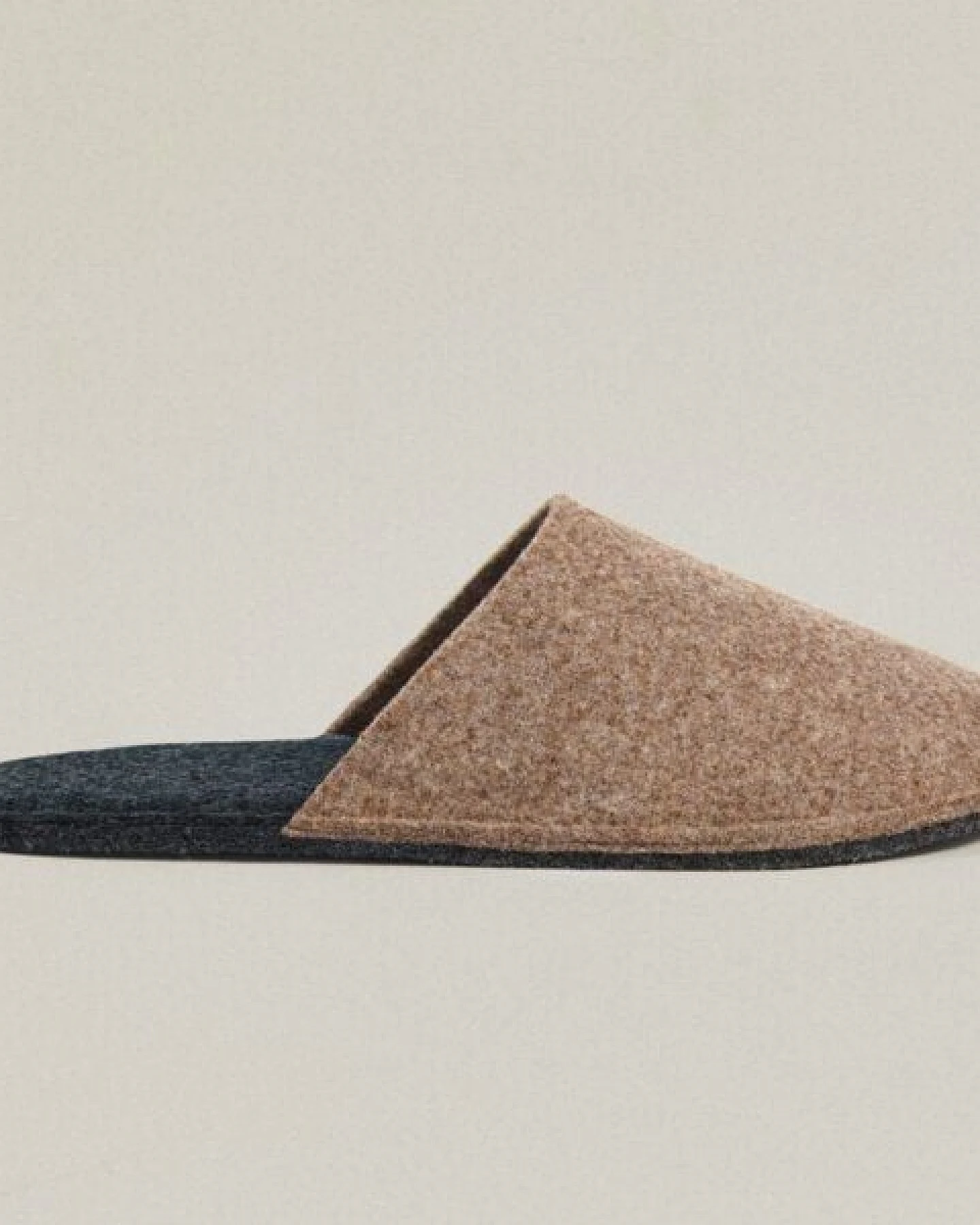 easy and green Gästehausschuhe Filz mit Anti-Rutsch Sohle Hausschuhe für Gäste aus weichem Wollfilz - Gästepantoffeln Guest slippers (EU 38-44) – Ansicht 2