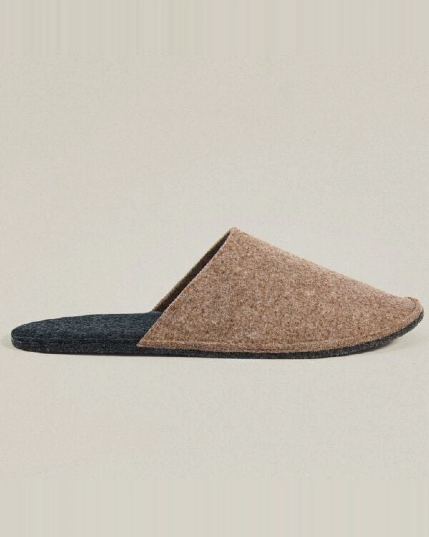 easy and green Gästehausschuhe Filz mit Anti-Rutsch Sohle Hausschuhe für Gäste aus weichem Wollfilz - Gästepantoffeln Guest slippers (EU 38-44) – Ansicht 2