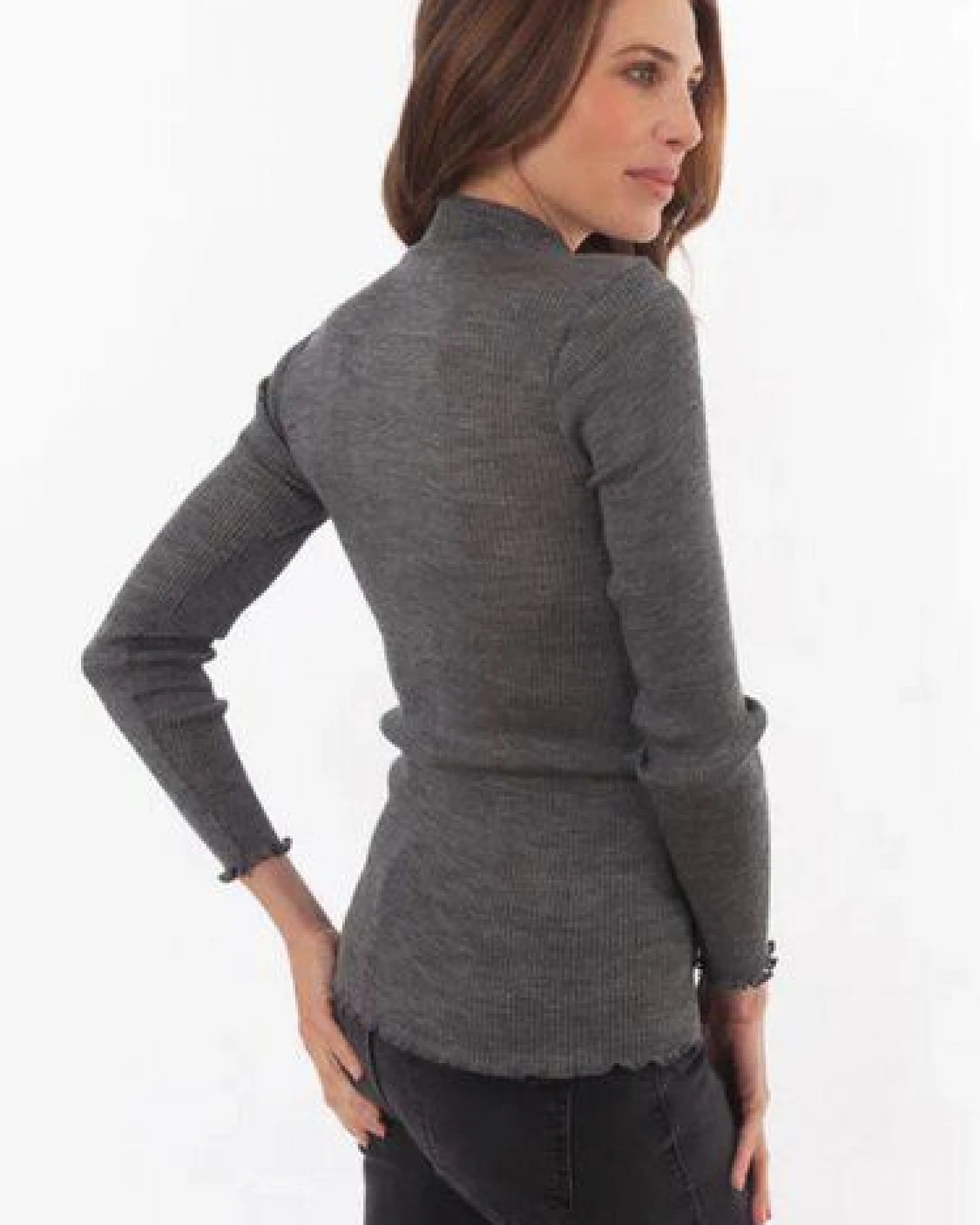 CASAGiN Rollkragenpullover aus Wolle – Ansicht 2