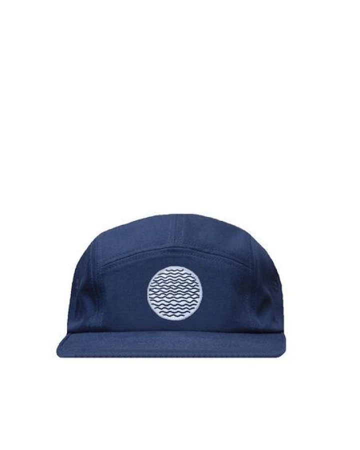 FUXBAU 5-Panel "Lost in Lines" Patch - navy