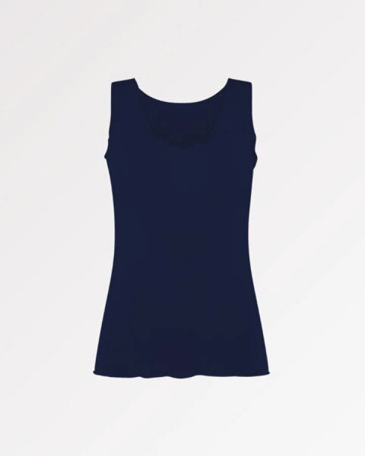 CASAGiN Gerafftes Tanktop mit weiten Schultern aus TENCEL