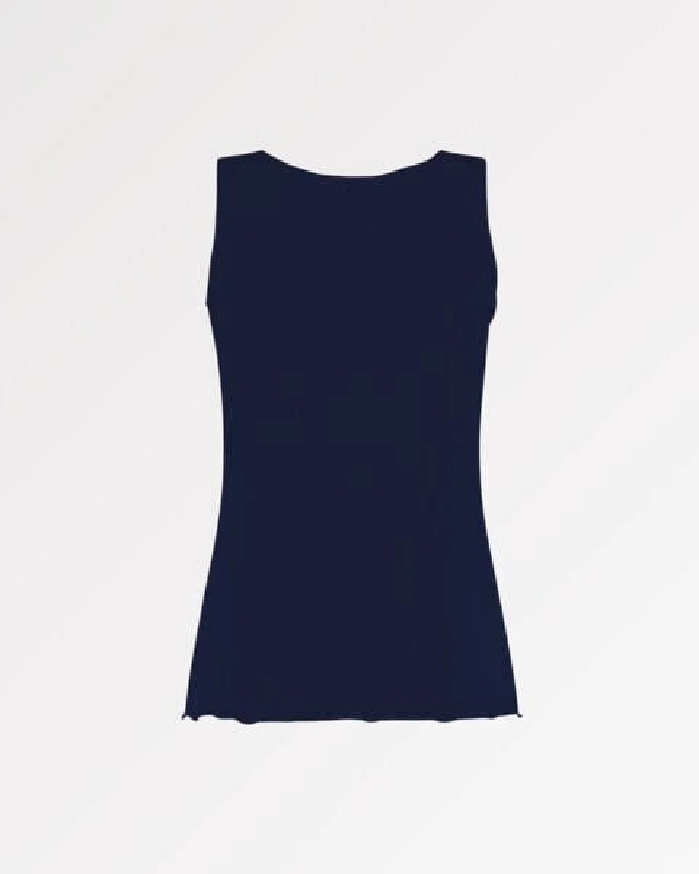 CASAGiN Gerafftes Tanktop mit weiten Schultern aus TENCEL – Ansicht 3
