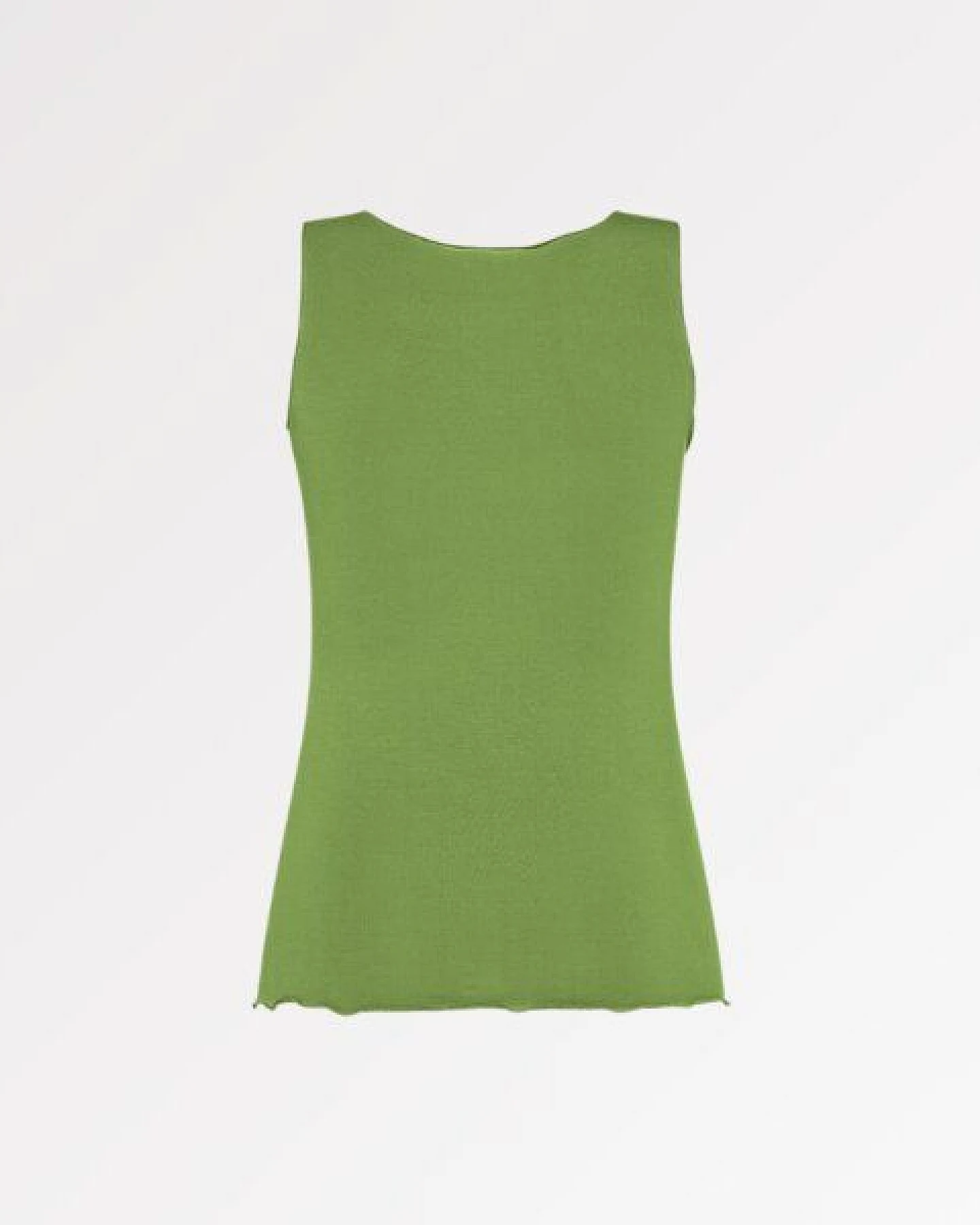 CASAGiN Gerafftes Tanktop mit weiten Schultern aus TENCEL – Ansicht 3