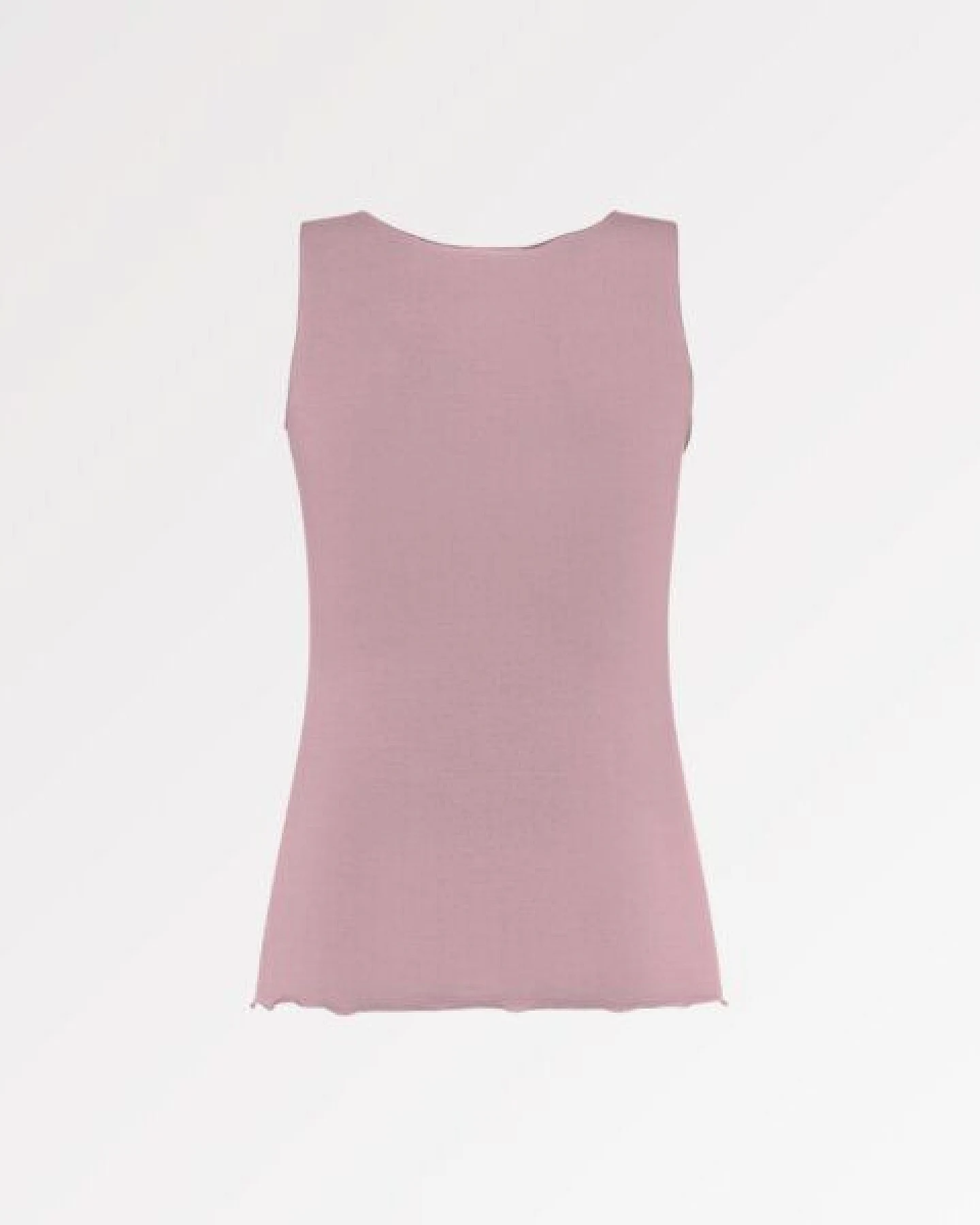 CASAGiN Gerafftes Tanktop mit weiten Schultern aus TENCEL – Ansicht 3