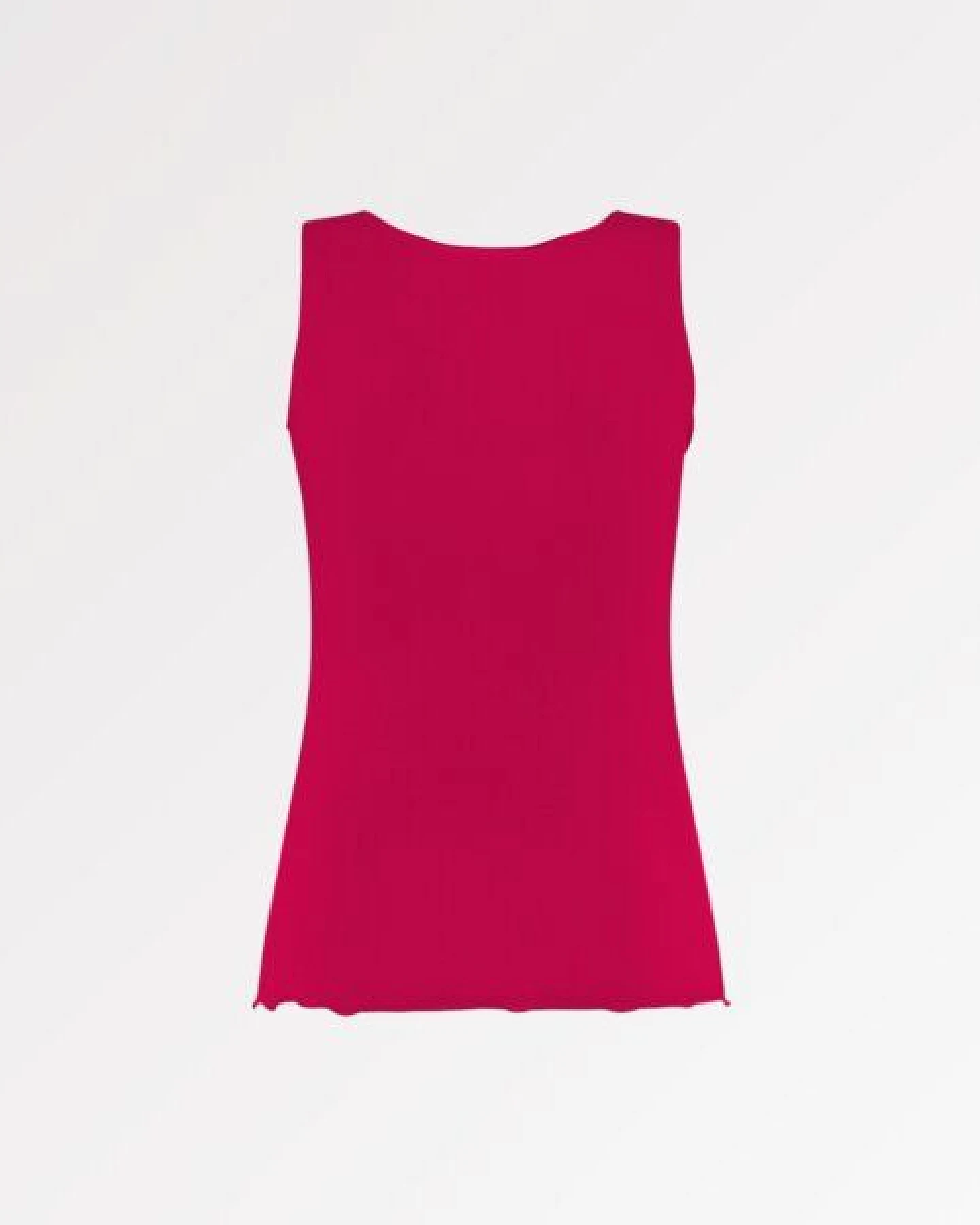 CASAGiN Gerafftes Tanktop mit weiten Schultern aus TENCEL – Ansicht 3